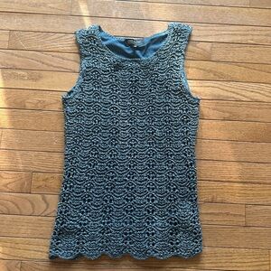 Jones New York Blue/Gray woven tank